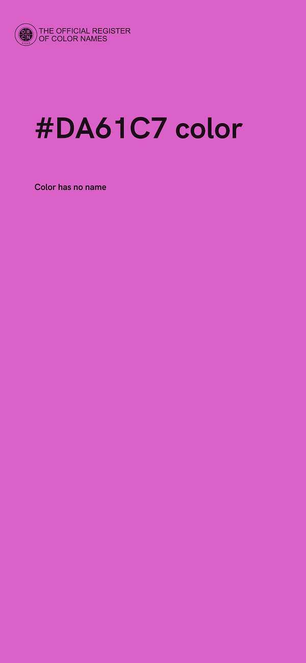 #DA61C7 color image