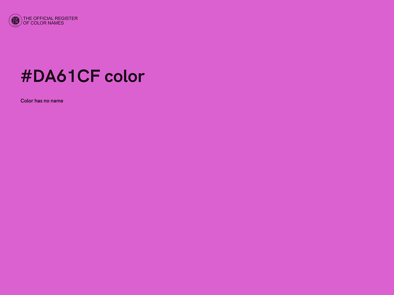 #DA61CF color image