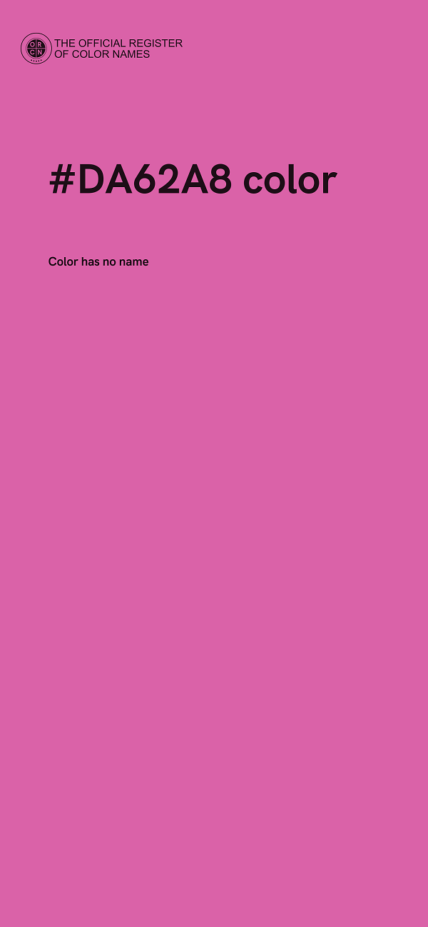 #DA62A8 color image