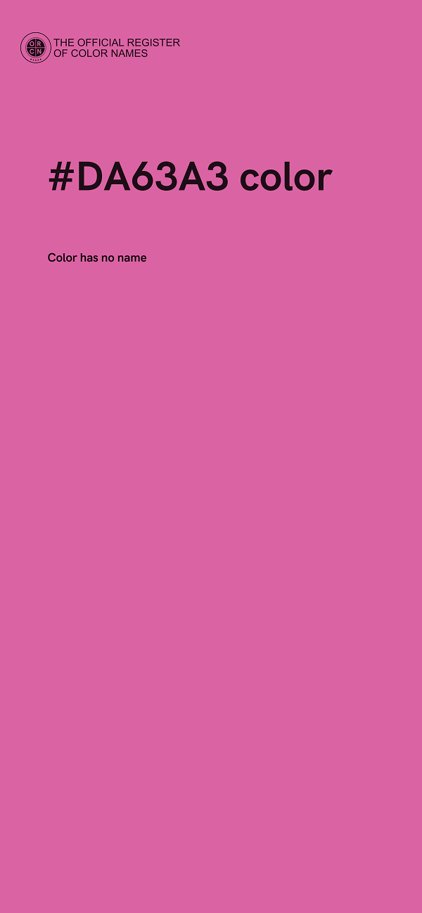 #DA63A3 color image