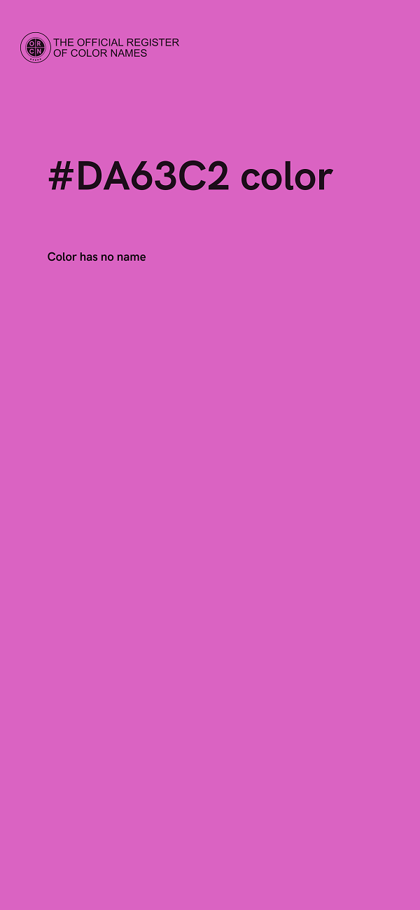 #DA63C2 color image