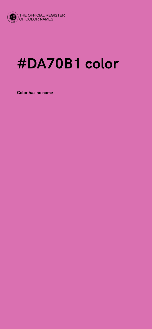 #DA70B1 color image