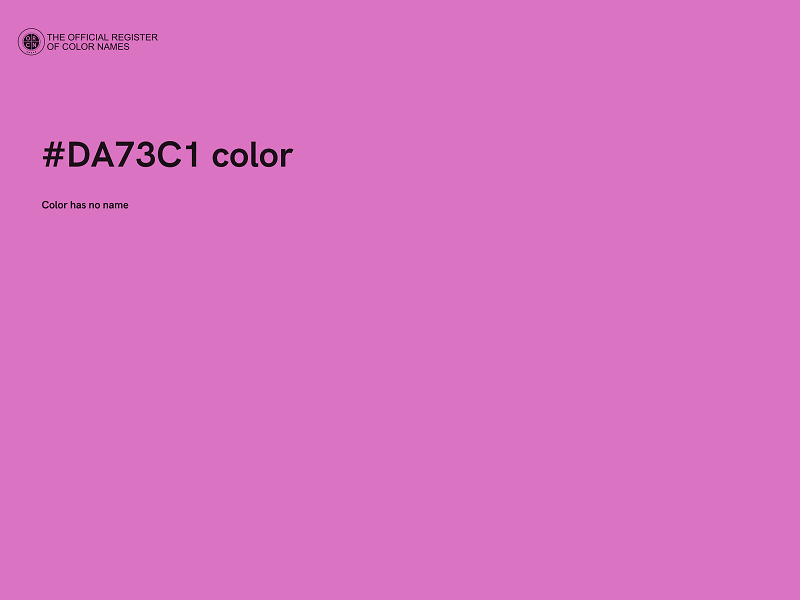 #DA73C1 color image