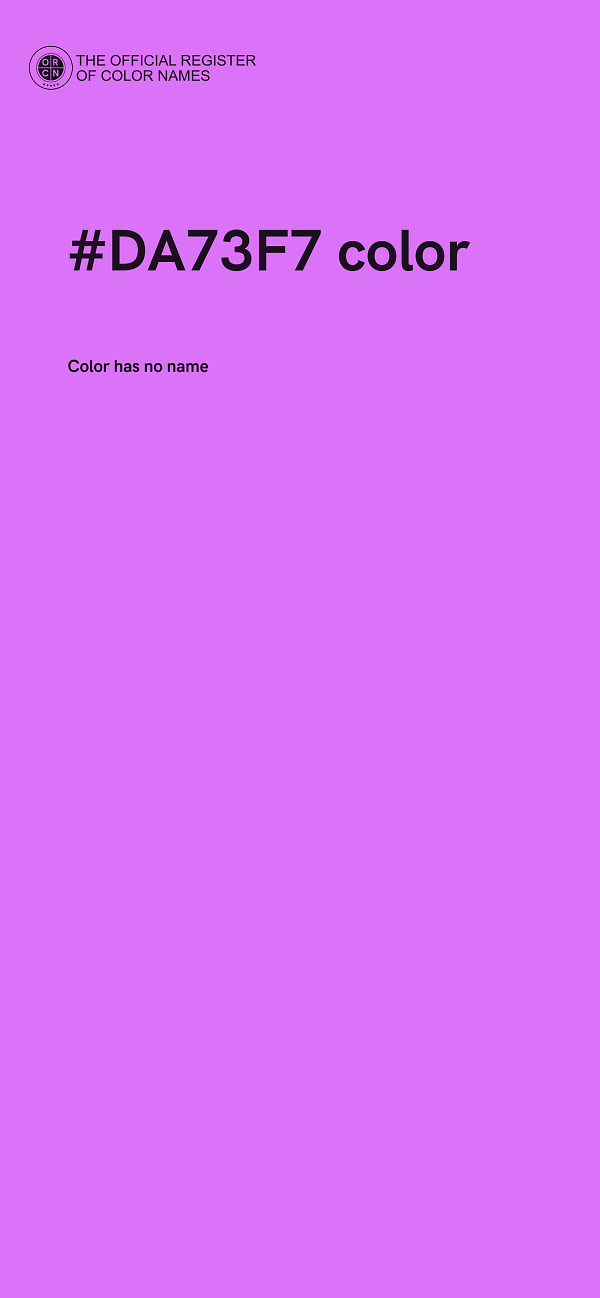 #DA73F7 color image