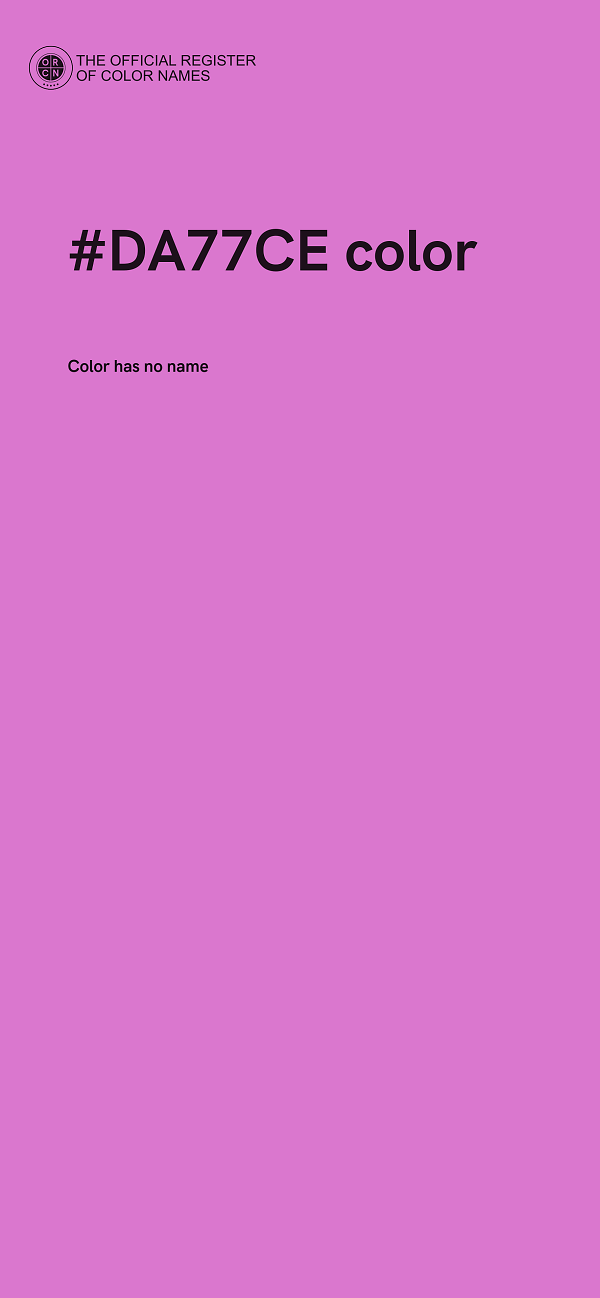 #DA77CE color image