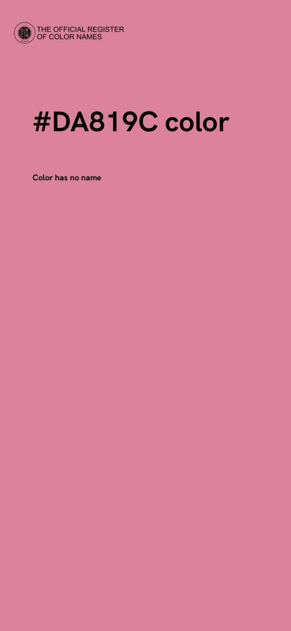 #DA819C color image