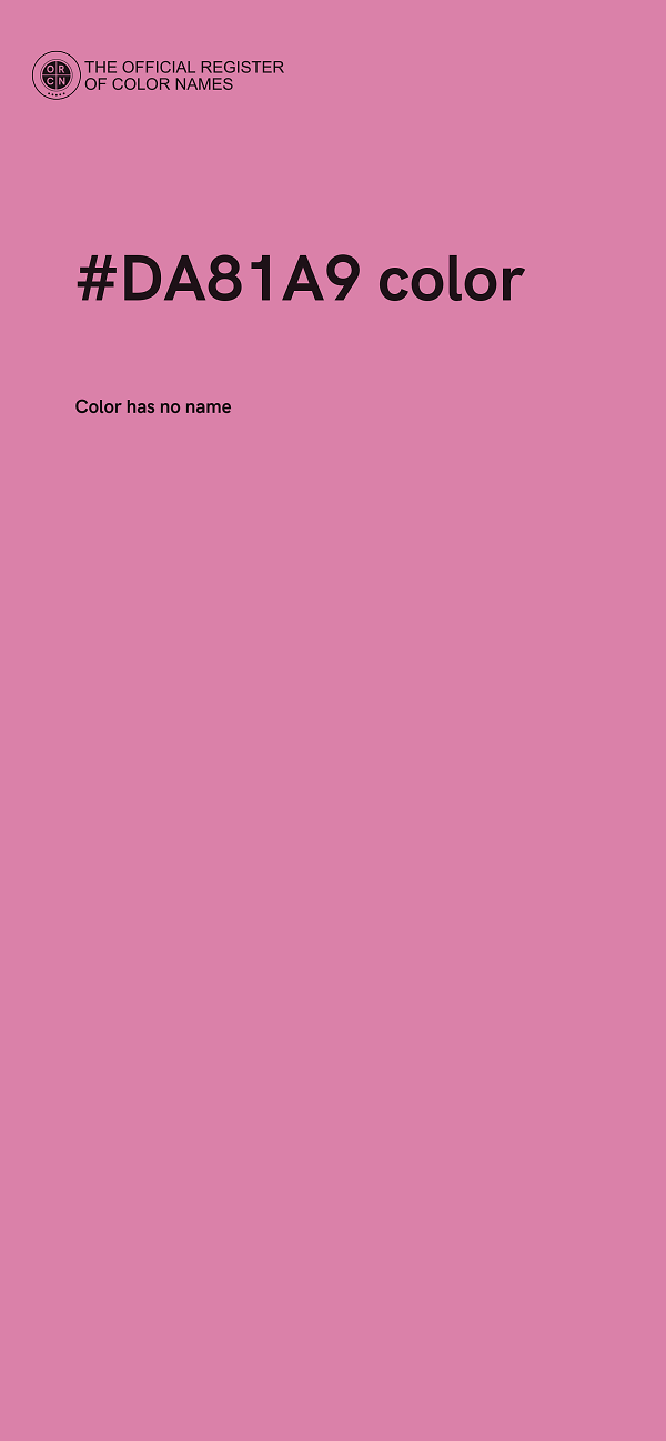 #DA81A9 color image