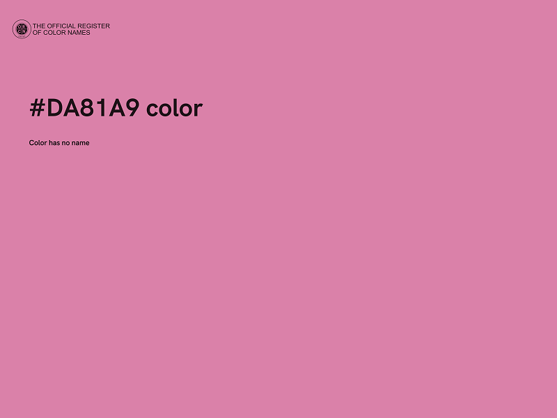 #DA81A9 color image