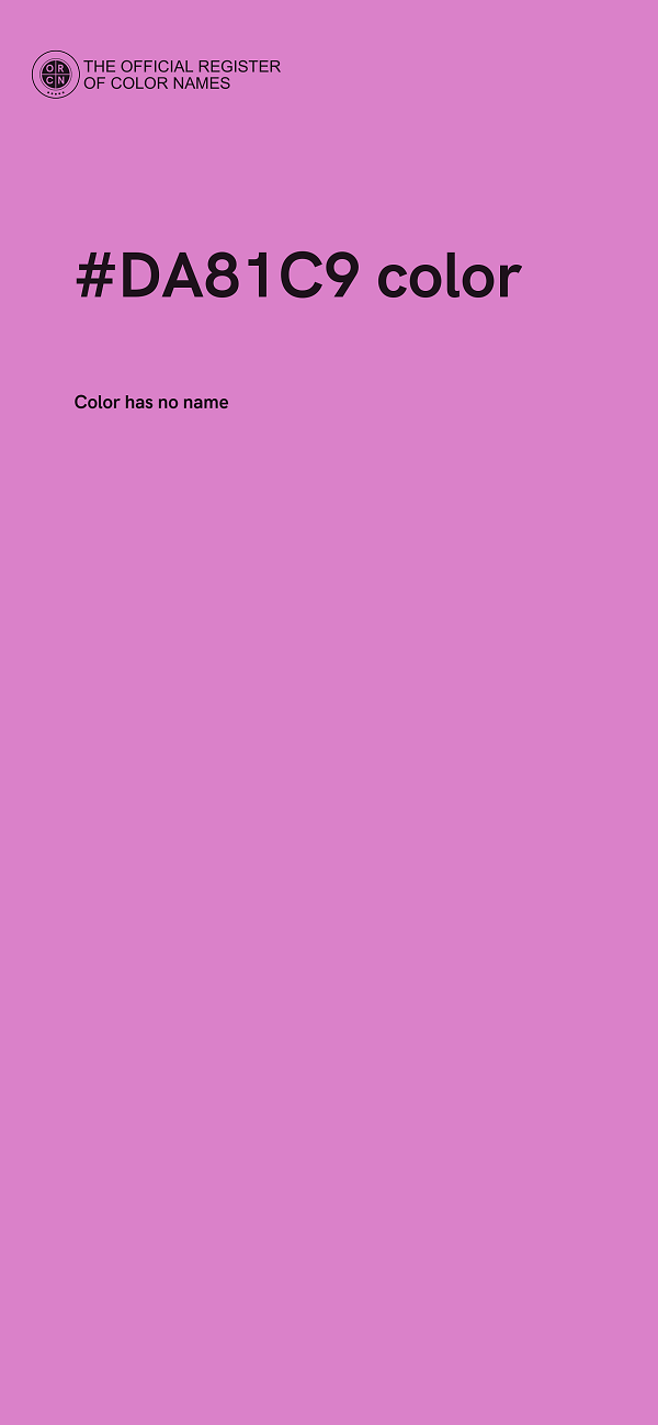 #DA81C9 color image