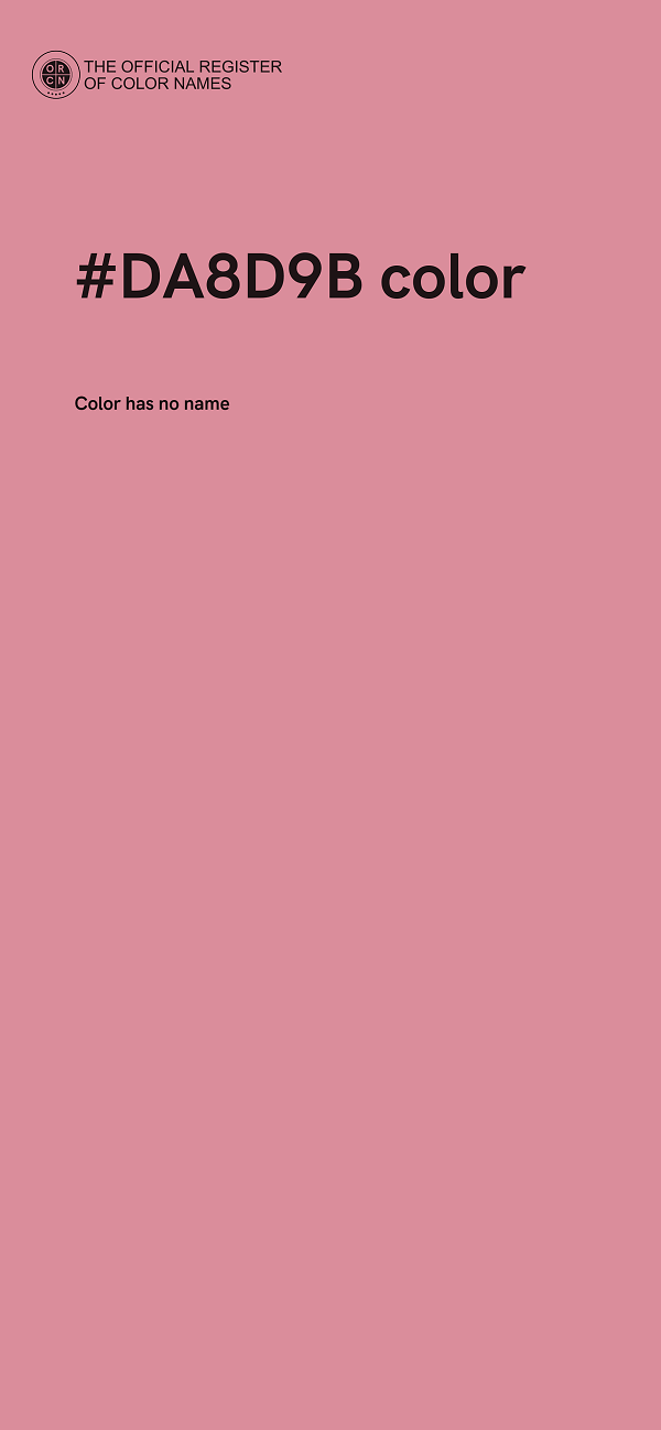 #DA8D9B color image