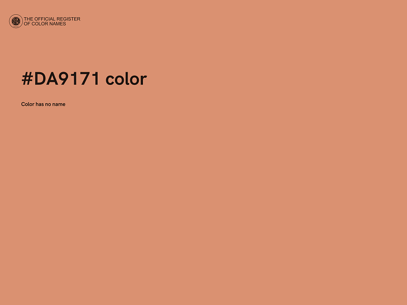 #DA9171 color image