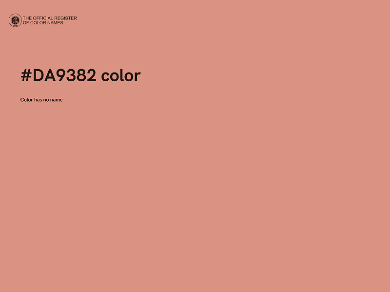 #DA9382 color image