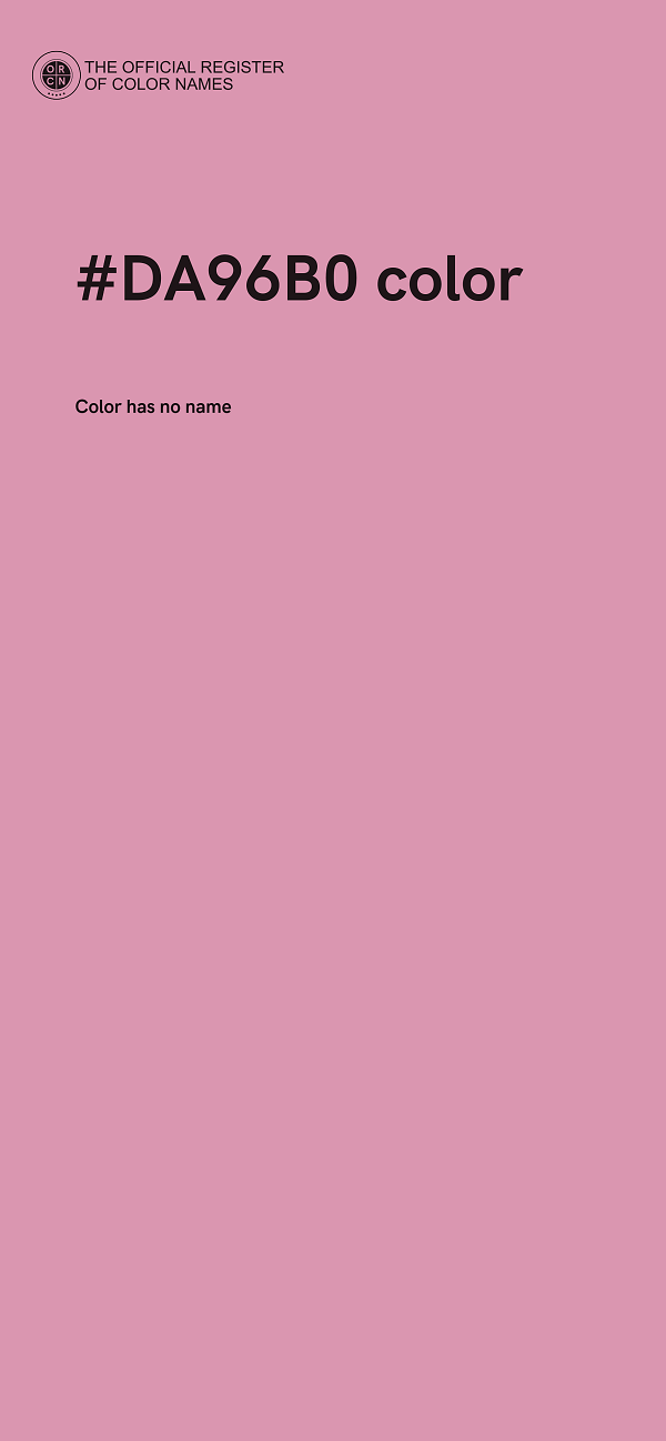#DA96B0 color image