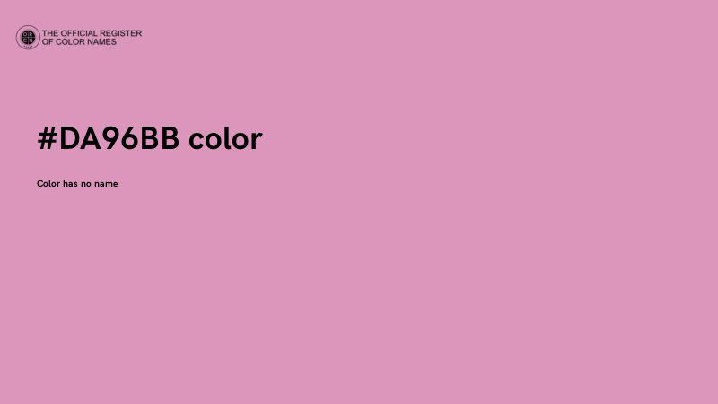 #DA96BB color image