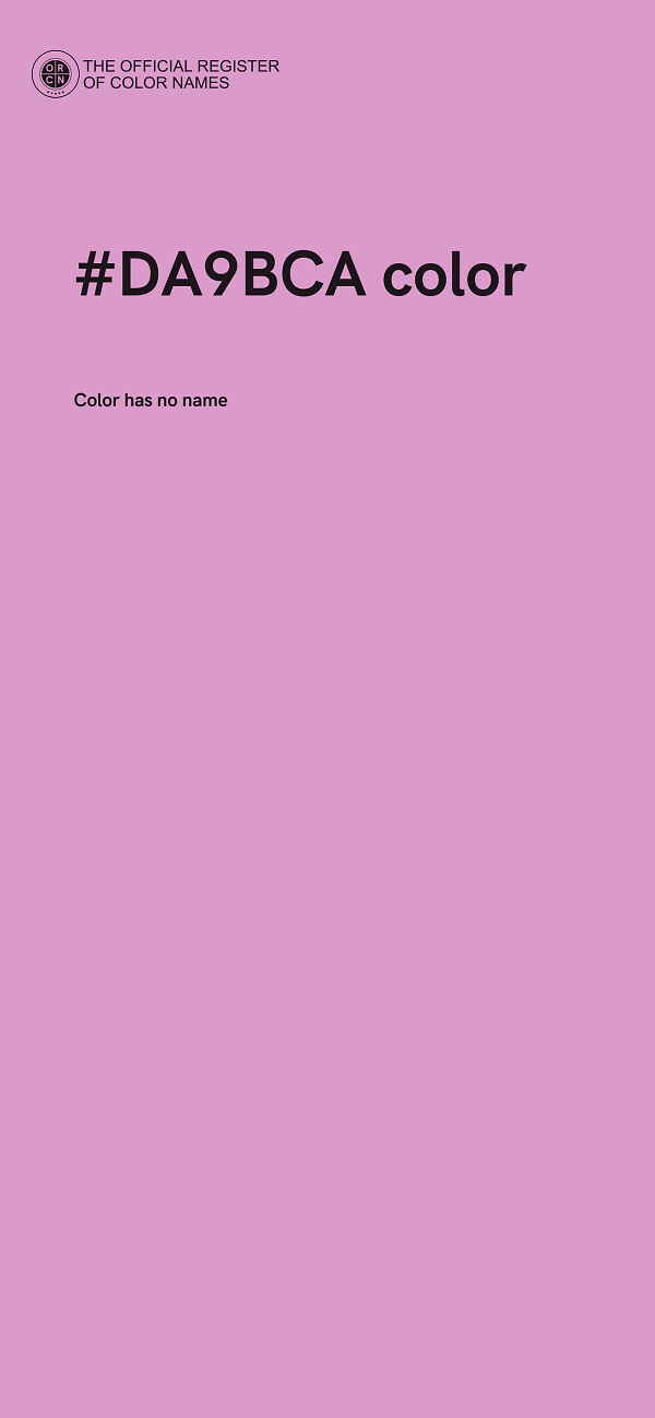 #DA9BCA color image