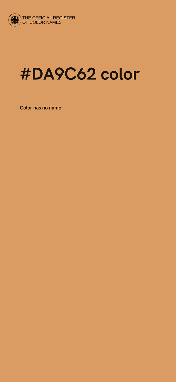 #DA9C62 color image