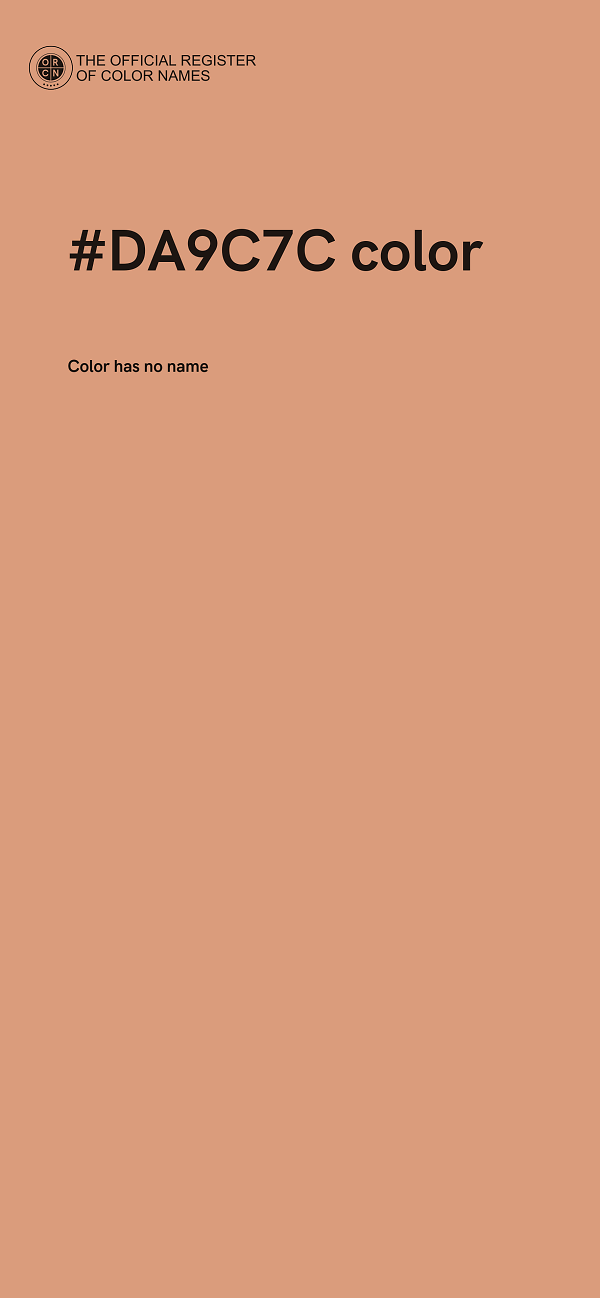 #DA9C7C color image