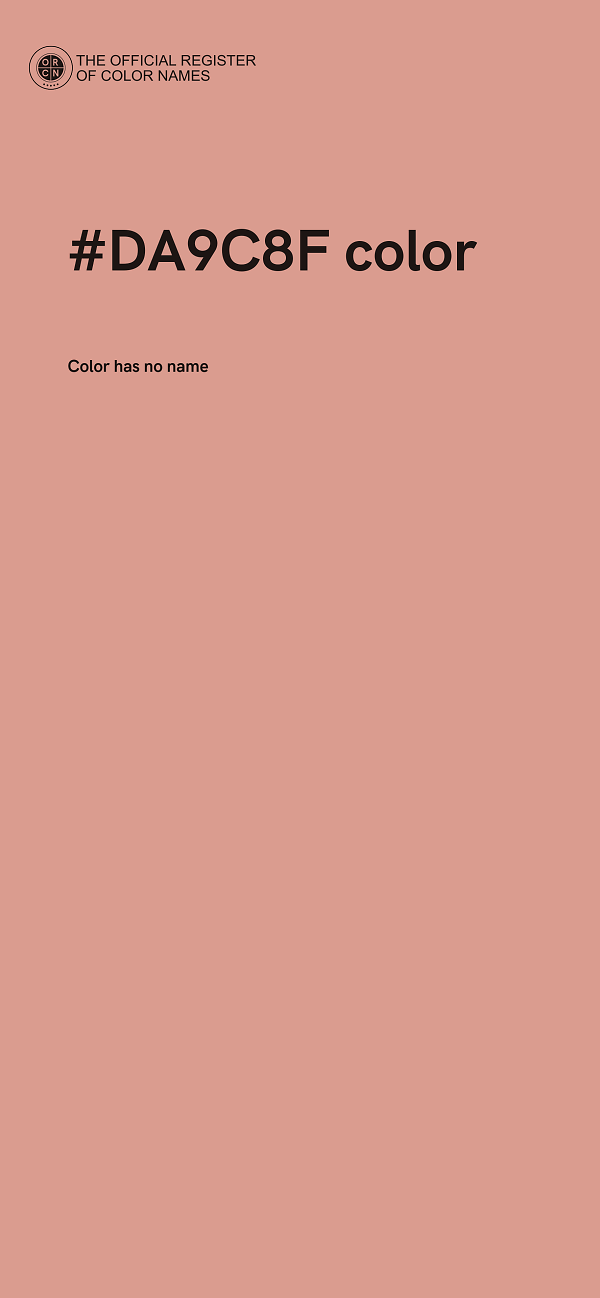 #DA9C8F color image