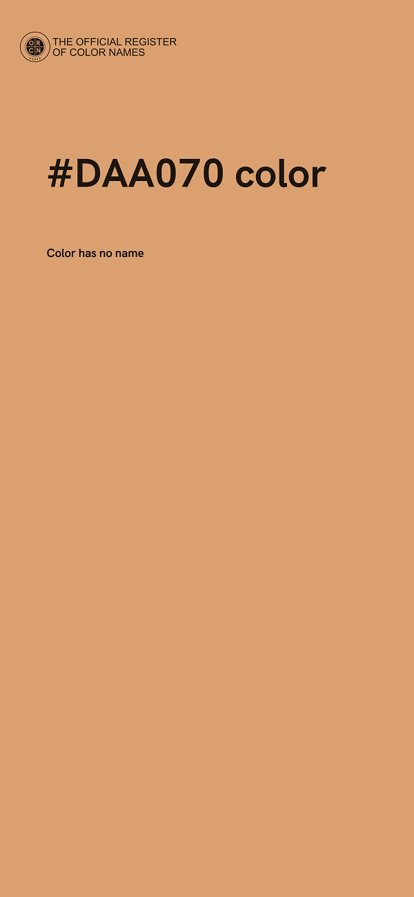 #DAA070 color image