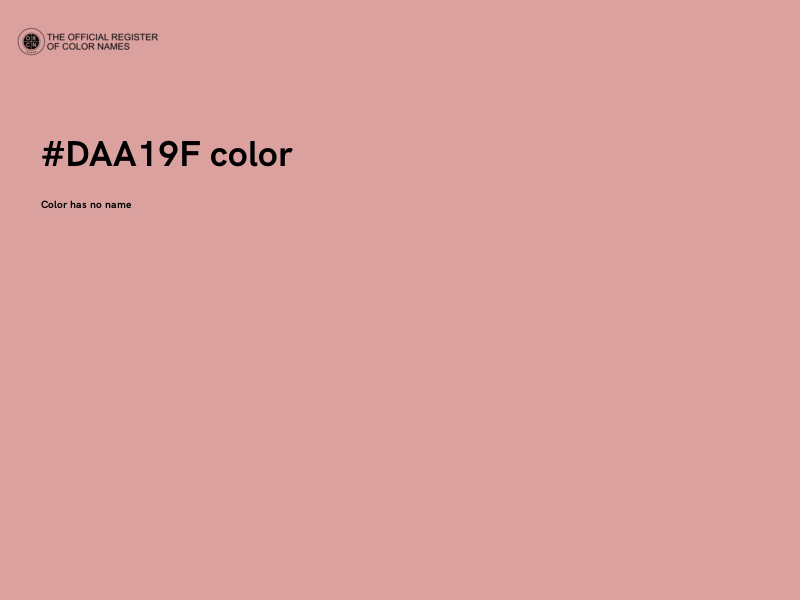#DAA19F color image