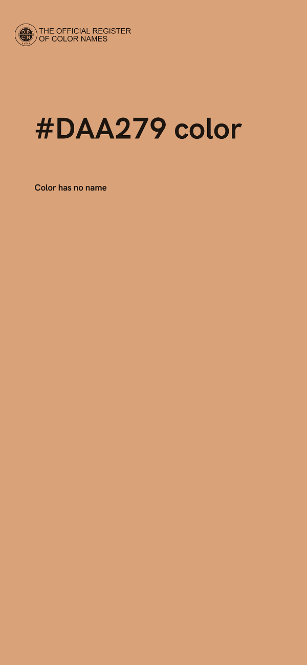 #DAA279 color image