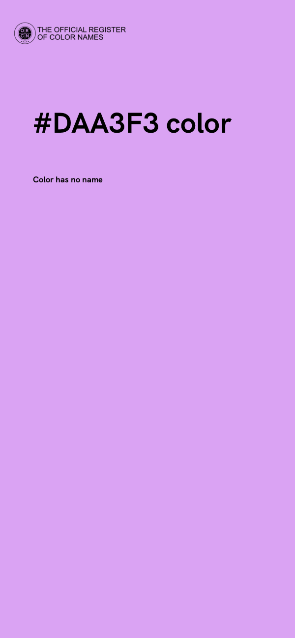 #DAA3F3 color image