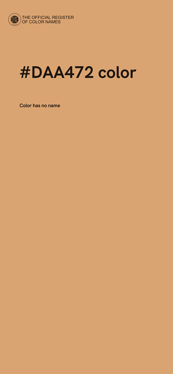 #DAA472 color image