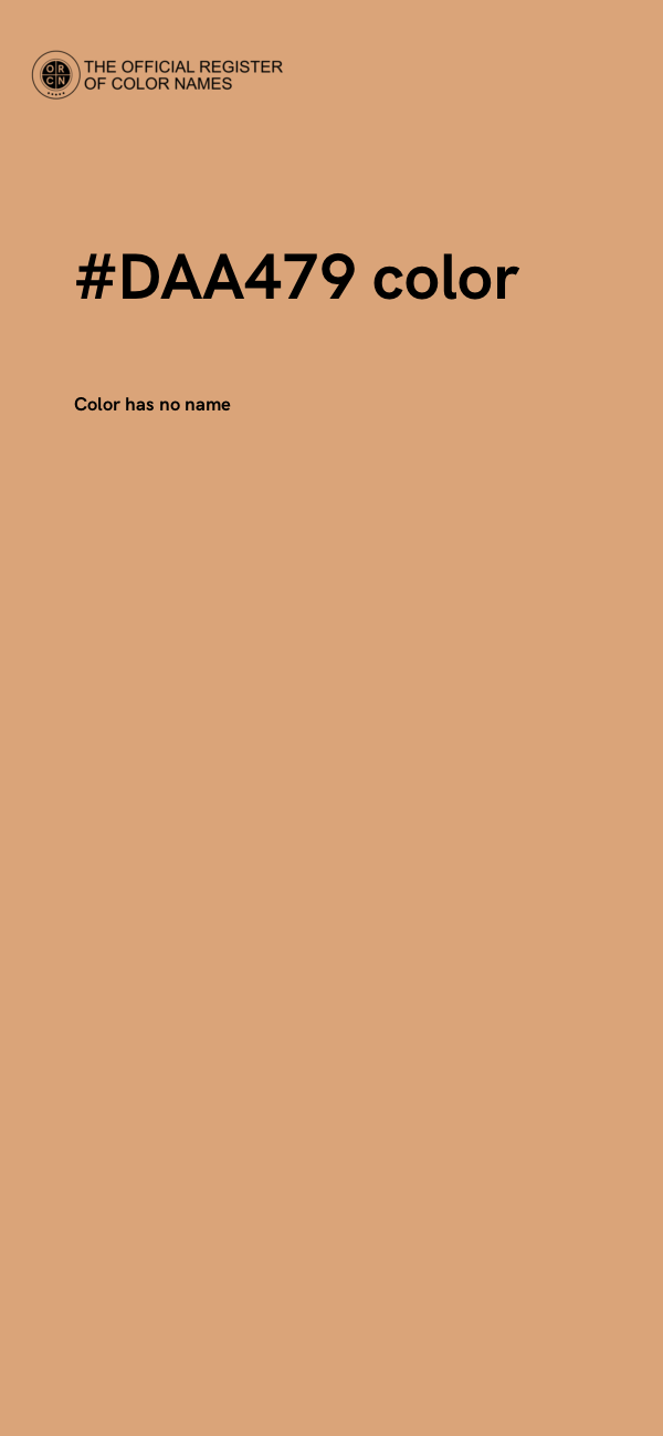 #DAA479 color image
