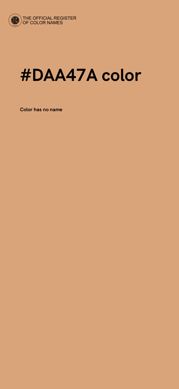 #DAA47A color image