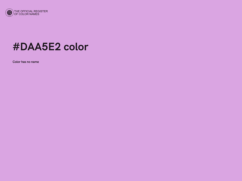 #DAA5E2 color image