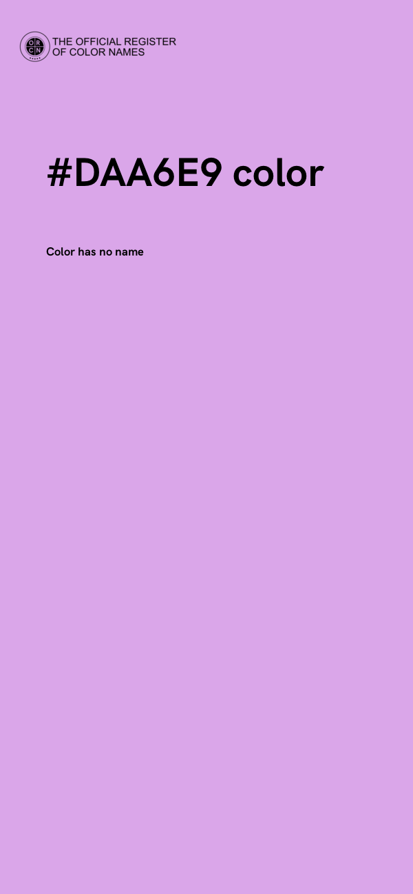 #DAA6E9 color image