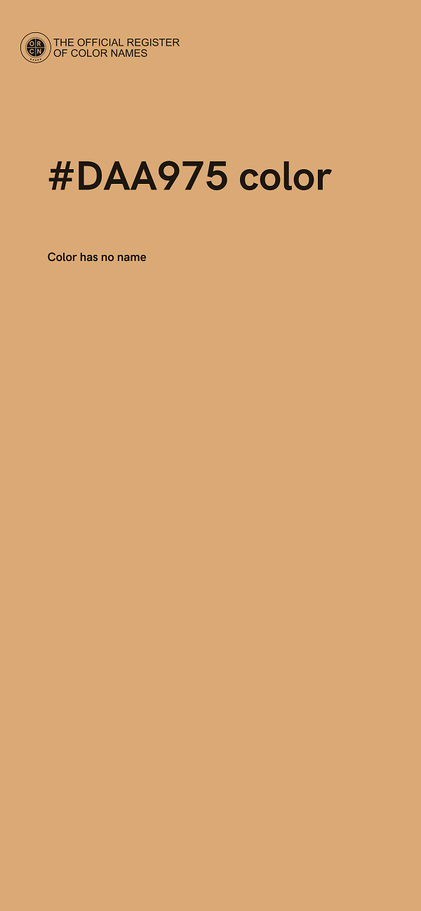 #DAA975 color image
