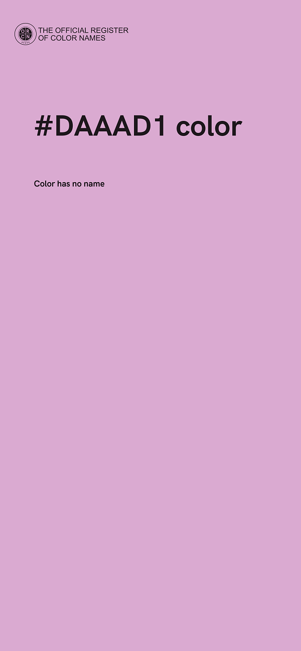 #DAAAD1 color image