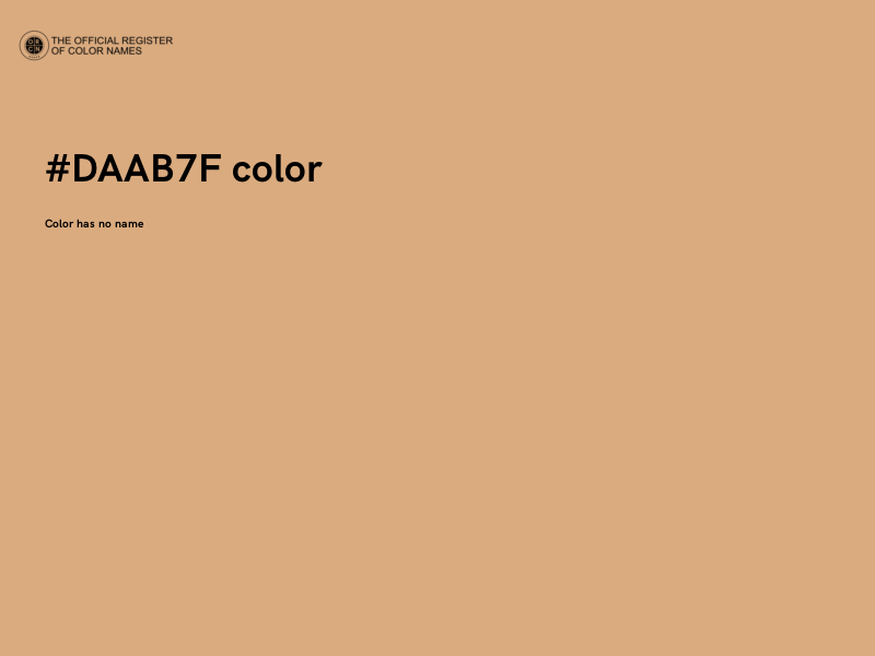 #DAAB7F color image
