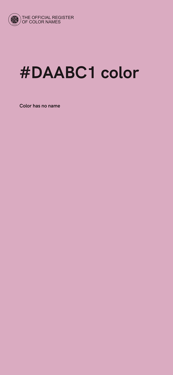 #DAABC1 color image