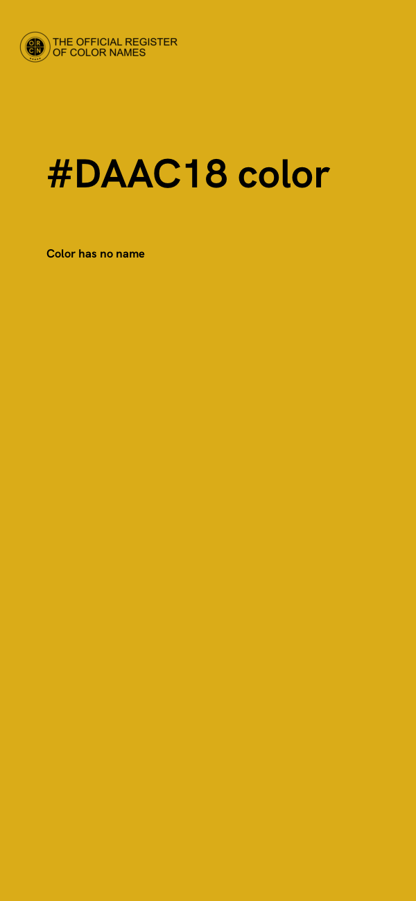 #DAAC18 color image