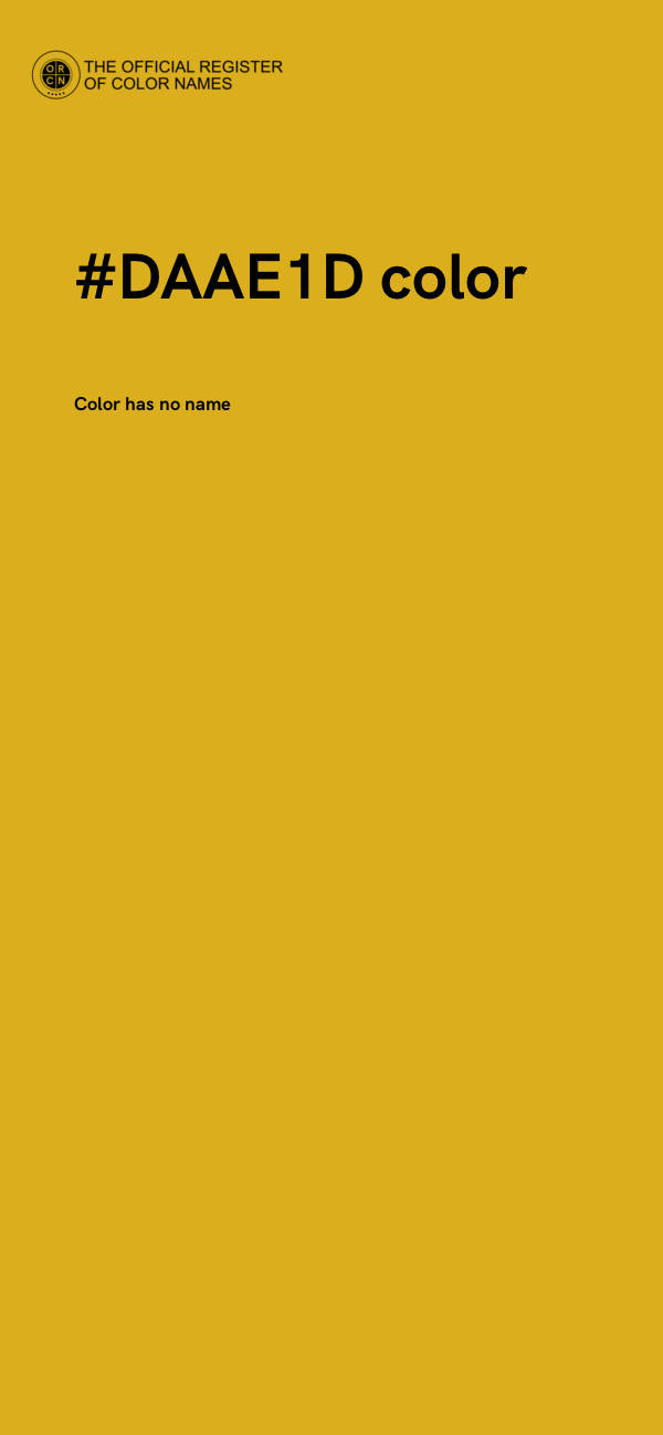 #DAAE1D color image