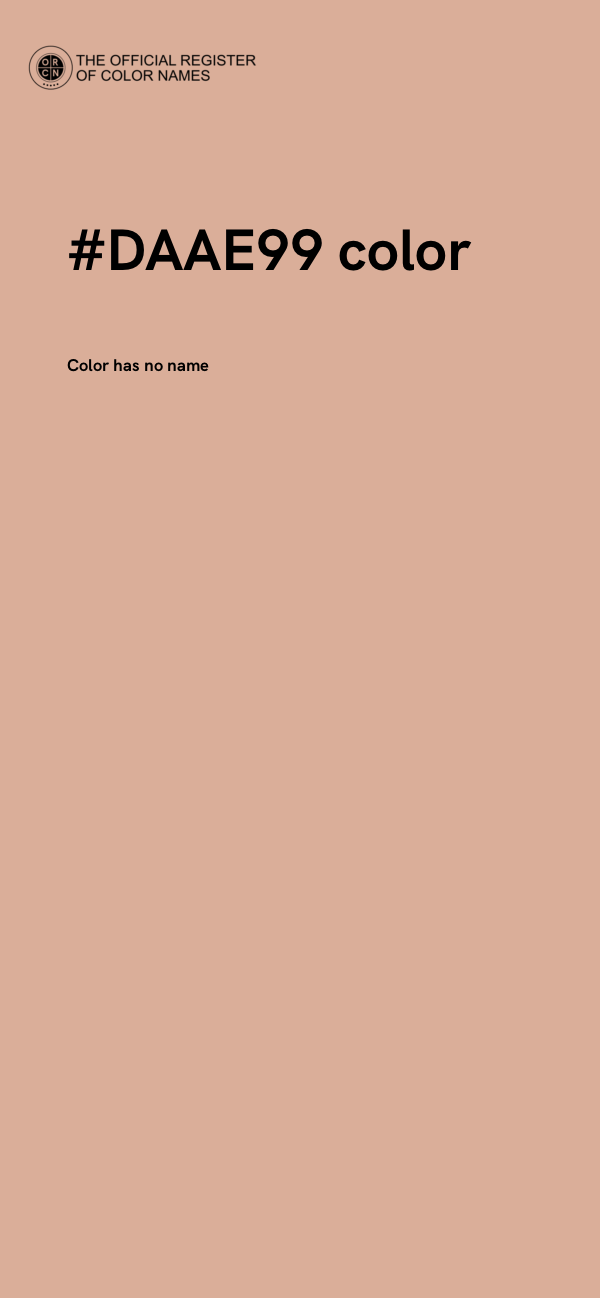 #DAAE99 color image
