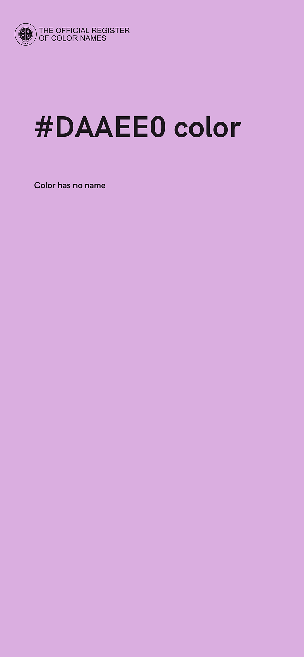 #DAAEE0 color image