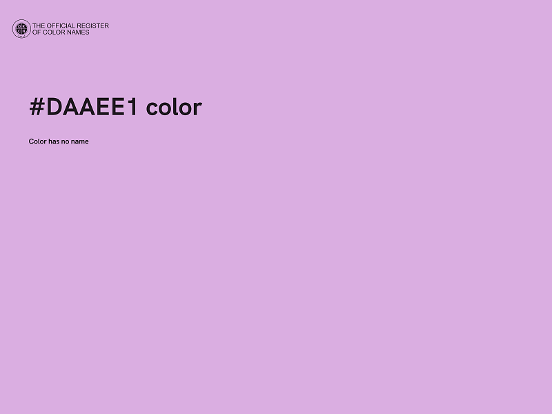 #DAAEE1 color image