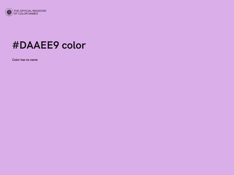 #DAAEE9 color image