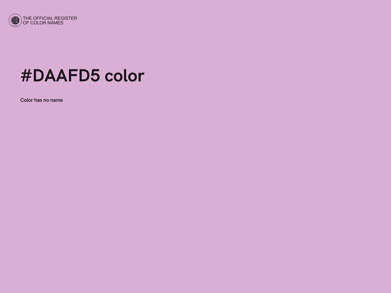 #DAAFD5 color image