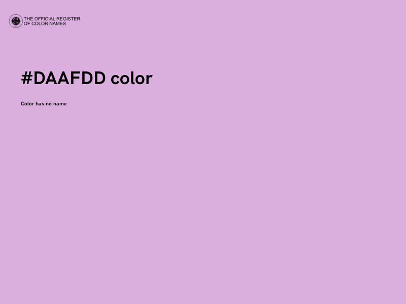 #DAAFDD color image