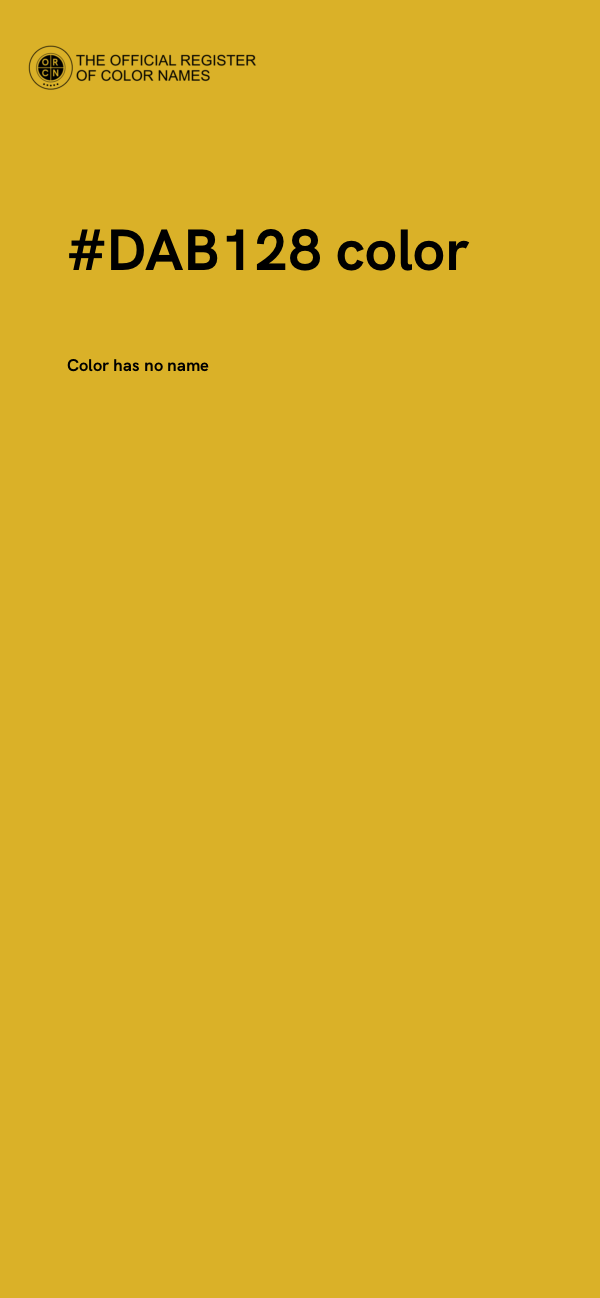 #DAB128 color image