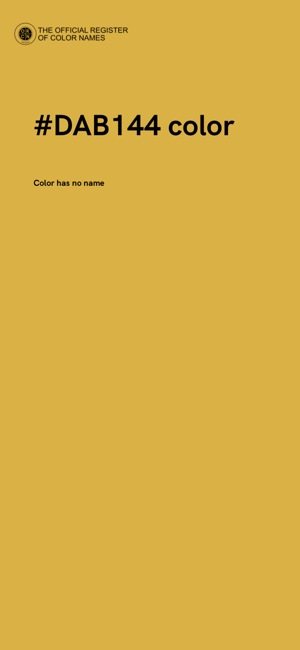 #DAB144 color image