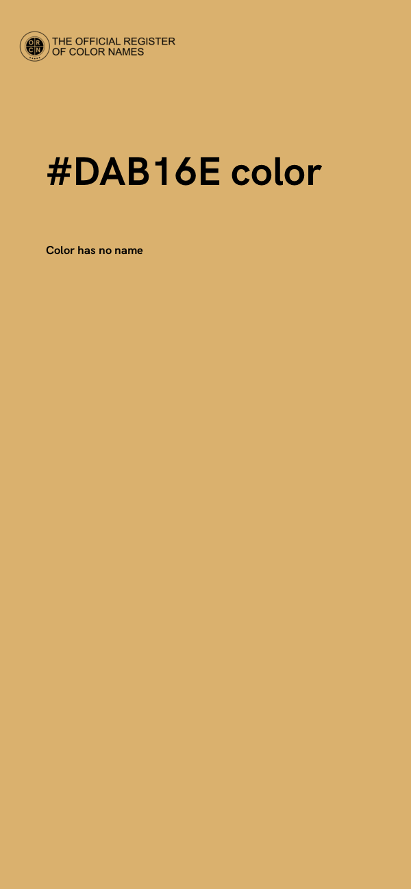 #DAB16E color image