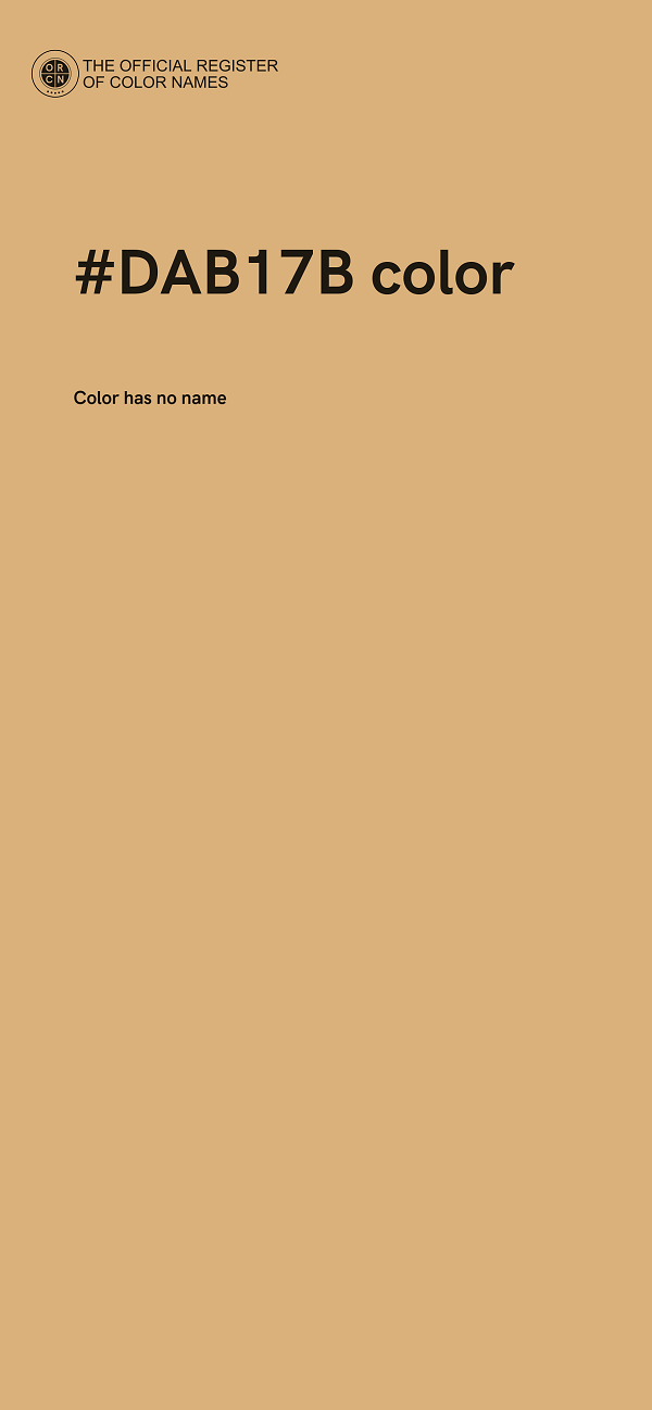 #DAB17B color image