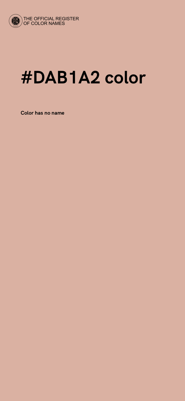 #DAB1A2 color image