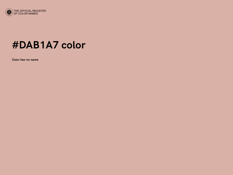 #DAB1A7 color image