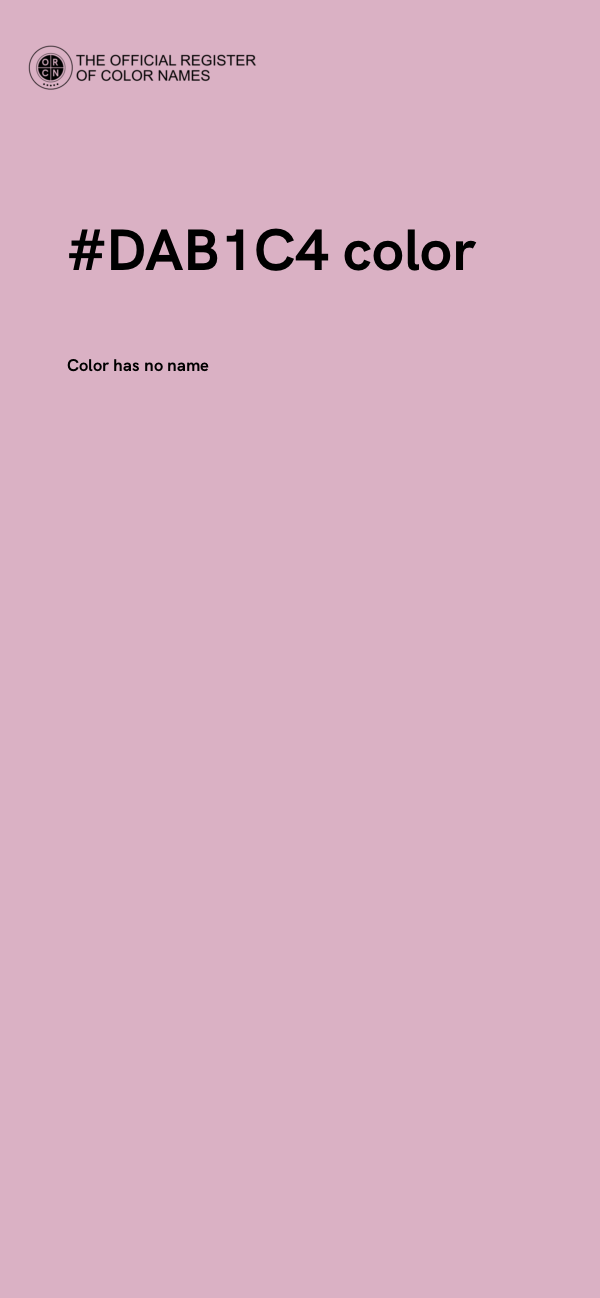 #DAB1C4 color image